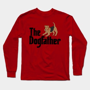 The Dogfather - Airedale Terrier Long Sleeve T-Shirt